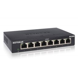 Netgear GS308-300PES Switch No Administrado 8 Puertos L2 Gigabit Ethernet