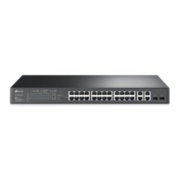 TP-Link JetStream TL-SL2428P Switch Gestionado L2 Fast Ethernet 10/100 PoE 1U Negro
