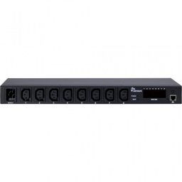 Inter-Tech SW-0816 Regleta para Armarios Rack PDU 8 Tomas AC Negra