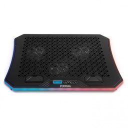 Krom Kooler Base Refrigeradora RGB para Portátil hasta 19
