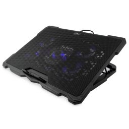 CoolBox COO-NCP17-V5 Base Refrigeradora 5 Ventiladores para Portátiles hasta 17.3