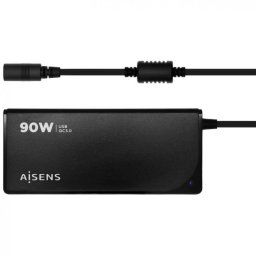 Aisens ASLC-90WAUTO-BK Cargador Universal para Portátiles 90W