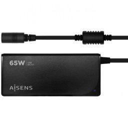 Aisens ASLC-65WAUTO-BK Cargador Universal para Portátiles 65W
