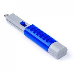 Smart Keeper Pack 5 Fijaciones de Cable Ethernet en Puerto + Llave Seguridad Azul