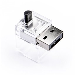 Smart Keeper Pack 12 Fijaciones de Cable Ethernet en Puerto Negro