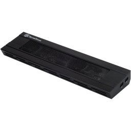 Silverstone NB02B Base Refrigeradora para Portátil Negro