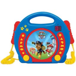 Lexibook La Patrulla Canina Reproductor CD con 2 Micrófonos