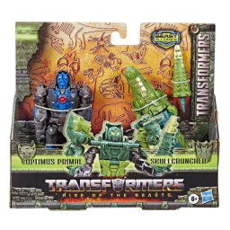 Hasbro Figura Transformers: El Despertar De Las Bestias Pack Optimus Primal Y Skullcruncher
