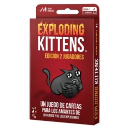 Asmodee Exploding Kittens Juego de Cartas: Edición 2 Jugadores