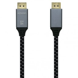 Aisens Cable Displayport V1.4 Macho/Macho 3m Gris