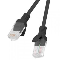Lanberg Cable de Red RJ45 UTP Cat.6 1m Negro