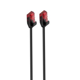 Ewent Cable de Red Slim U/UTP Cat 6 50cm Negro