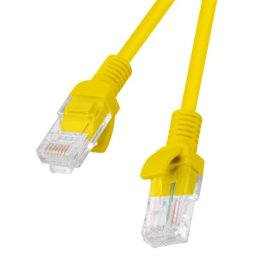 Lanberg Cable de Red RJ45 UTP Cat.6 1m Amarillo