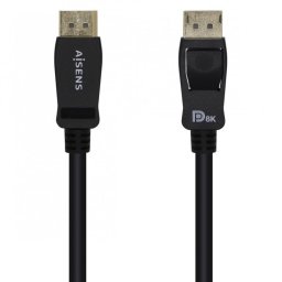 Aisens Cable Displayport V1.4 Macho/Macho 1m Negro