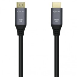 Aisens Cable HDMI V2.1 Macho/Macho 3m Gris/Negro