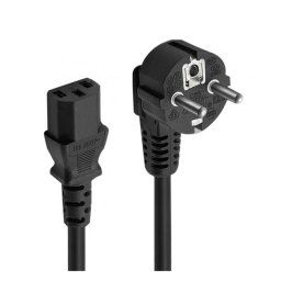 Ewent Cable de Alimentación IEC320 a C13 Macho/Hembra 1.8m Negro