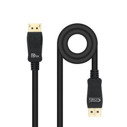 Nanocable Cable DisplayPort 1.4 Macho/Macho Negro 2 m