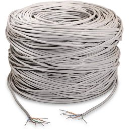Aisens Bobina Cable de Red RJ45 Cat.5E UTP AWG24 Rígido 305m Gris