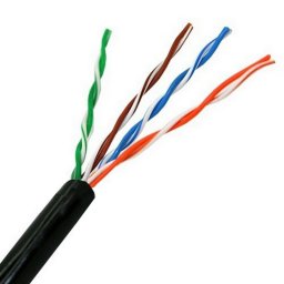 Aisens Bobina de Cable de Red RJ45 Cat5e UTP 305m Negro