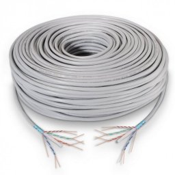 Aisens Bobina Cable de Red RJ45 Cat.6 FTP Rígido 100m Gris