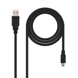 Nanocable Cable USB 2.0 Tipo A Macho a Mini USB Macho 1.8m Negro
