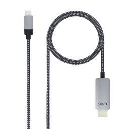 Nanocable Cable Conversor USB Tipo-C a HDMI Macho/Macho 3m Negro