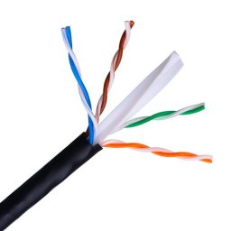 Aisens Bobina de Cable de Red RJ45 Cat6 UTP 305m Negro