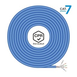 Aisens A146-0665 Bobina Cable de Red RJ45 Cat.7 S/FTP AWG23 LSZH CPR DCA 305m Azul