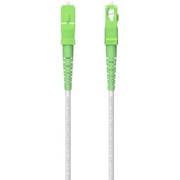 Aisens A152-0617 Latiguillo Fibra Óptica SC/APC a SC/APC Monomodo G657A2 100m Blanco