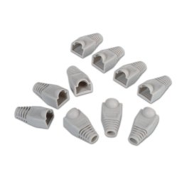 Aisens Pack Fundas RJ45 Cat 6 Gris 10 Unidades