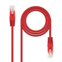 Nanocable Cable de Red RJ-45 UTP AWG24 Cat. 5e 50cm Rojo