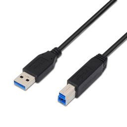 Nanocable Cable Impresora USB 3.0 Tipo A/B Macho/Macho 2m Negro