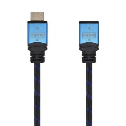 Aisens Cable Alargador HDMI Macho/Hembra 2m Negro