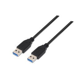 Nanocable Cable USB 3.0 Tipo A/A Macho/Macho 1m Negro