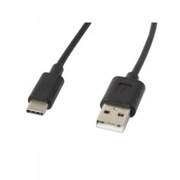 Lanberg Cable USB-C a USB-A 2.0 Macho/Macho 1.8m Negro