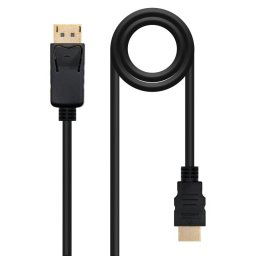 Nanocable Cable Conversor DisplayPort a HDMI 10m Negro