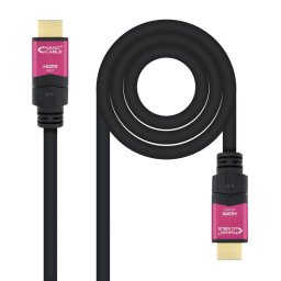 Nanocable Cable HDMI V2.0 4K@60Hz 18Gbps con Repetidor Macho/Macho 15m Negro