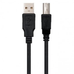 Ewent Cable USB-A 2.0 a USB-B Macho/Macho 3m Negro