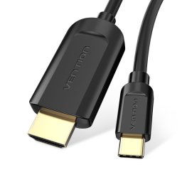 Vention Cable Conversor USB Tipo-C Macho a HDMI 1.4 4K Macho 1.5m Negro