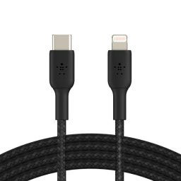 Belkin Boost Charge Cable USB-C a Lightning 2m Negro