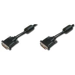 Digitus Cable Adaptador DVI Dual 5m Negro