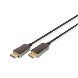 Digitus Cable de Fibra Óptica DisplayPort UHD 8K Macho/Macho 15m Negro