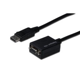 Digitus Cable Adaptador Displayport a HD15 VGA 15cm