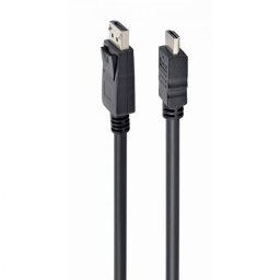 Gembird Cable DisplayPort a HDMI Macho/Macho 1.8m Negro