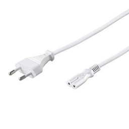 Goobay Cable de Alimentación IEC-320/C7 5m Blanco