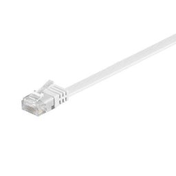 Goobay Cable de Red Plano RJ45 UTP Cat.6 1m Blanco