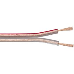 Goobay Cable para Altavoz 2x2.5mm 100m Transparente