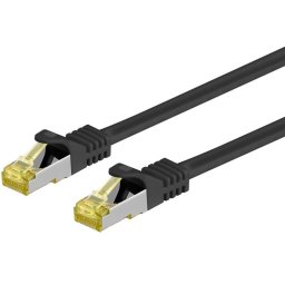 Goobay Cable de Red RJ45 SFTP Cat.7 50cm Negro