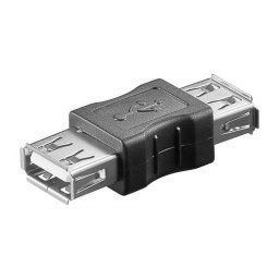 Goobay Adaptador USB 2.0 Hembra/Hembra Negro