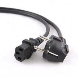 Metronic Cable de Alimentación Schuko a C13 2m Negro